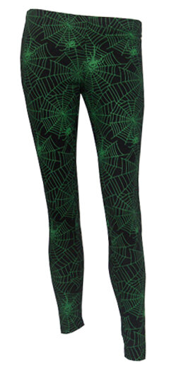 LEGGINGS TELARAÑA VERDE